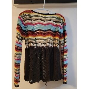 Boston Proper Open Front Knitted Sweater Ladies Medium